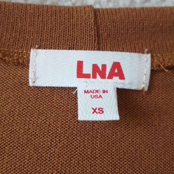 LNA Mustard Crop Top - Picture 6 of 8